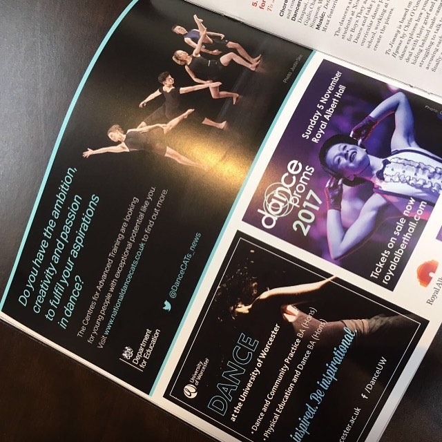 Love our advert in the UDance programme