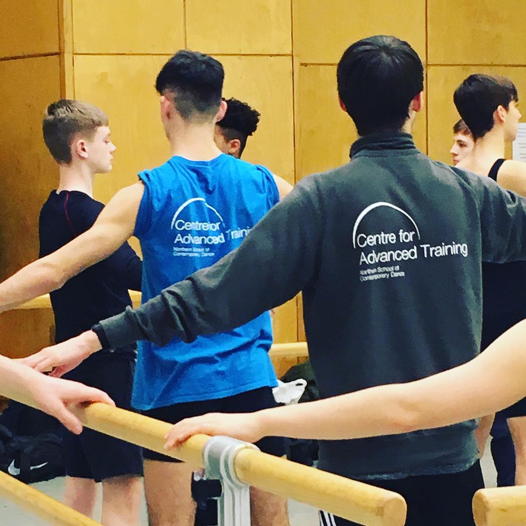 Boys ballet class