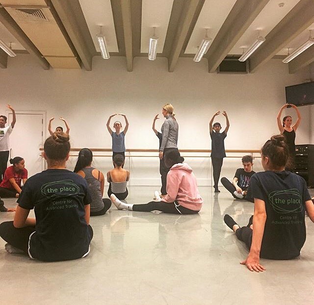 Ballet peer mentoring session