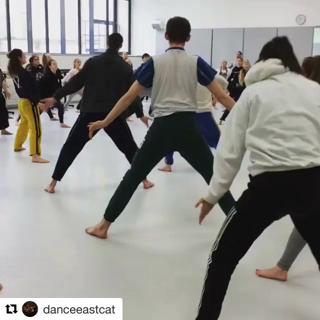 @danceeastcat with @get_repost
・・・
All together now!!! Great warm up this Sunday with all the students boom