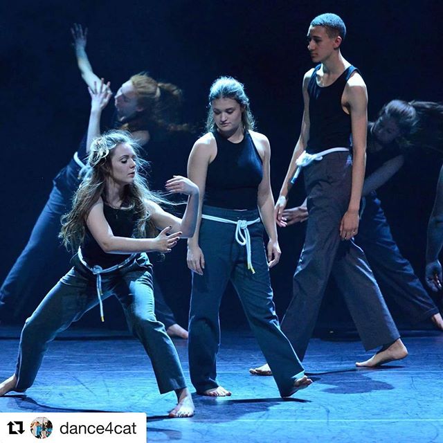 @dance4cat with @get_repost
・・・
Tbt to when choreographer, Theo Clinkard came to work with the Dance4 CAT students and created ‘Tide Waits for No Man’